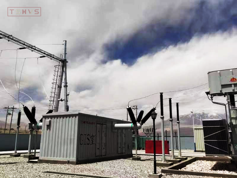 126kV prefabricated cabin GIS
